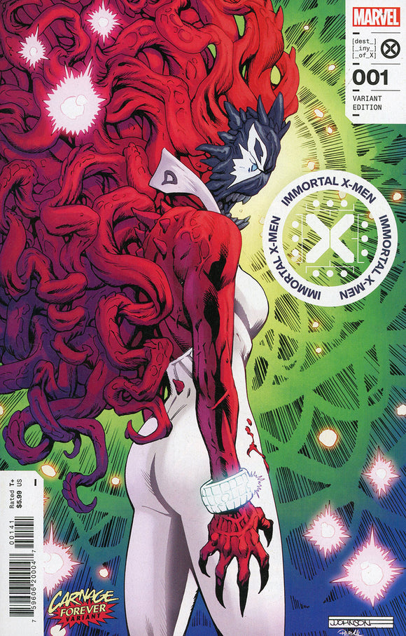 Immortal X-Men (2022 Marvel) #1 Jeff Johnson Carnage Forever Variant Comic Books published by Marvel Comics