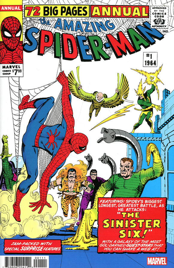 Amazing Spider-Man Annual Facsimile Edition (2022 Marvel) #1 Facsimile Edition Comic Books published by Marvel Comics