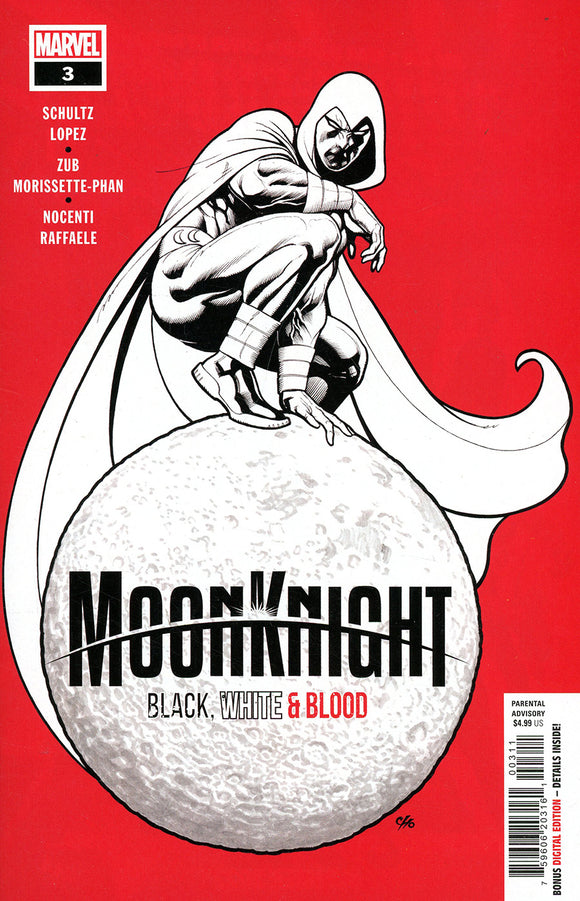 Moon Knight Black White and Blood (2022 Marvel) #3 (Of 4) Comic Books published by Marvel Comics