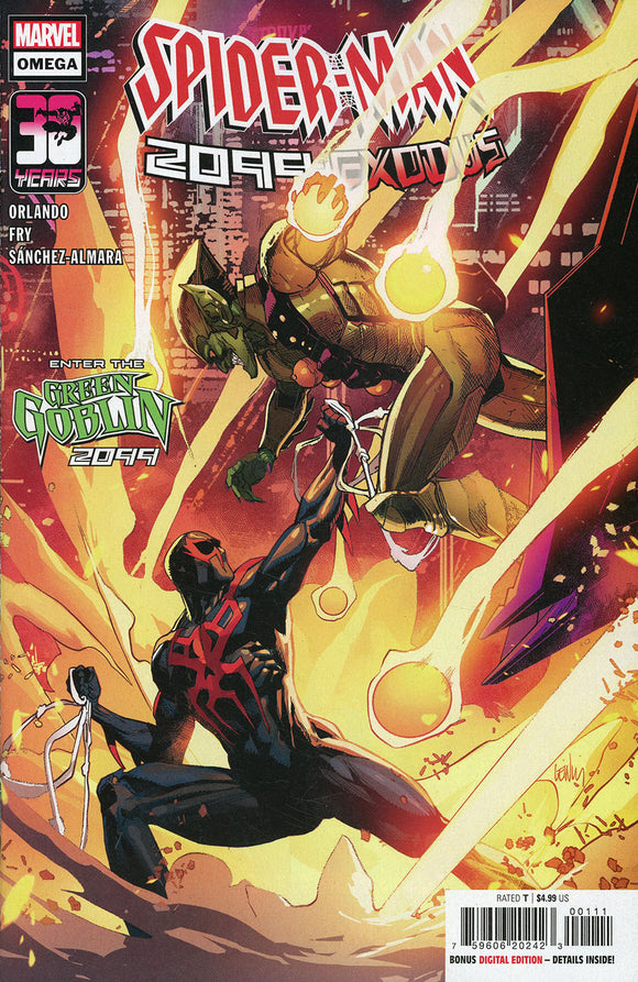 Spider-Man 2099 Exodus Omega (2022 Marvel) #1 Comic Books published by Marvel Comics