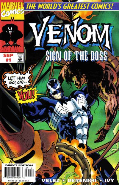 Venom Sign of the Boss (1997) #1 (NM-) Comic Books published by Marvel Comics