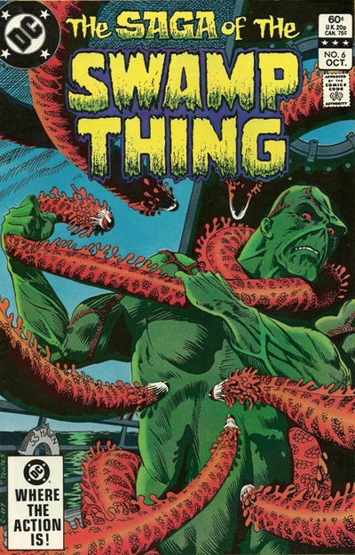 Swamp Thing (1982 DC) (2nd Series) #6 (Direct Edition) (FN+) Comic Books published by Dc Comics