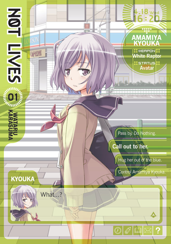 Not Lives Gn Vol 01 Manga published by Seven Seas Entertainment Llc