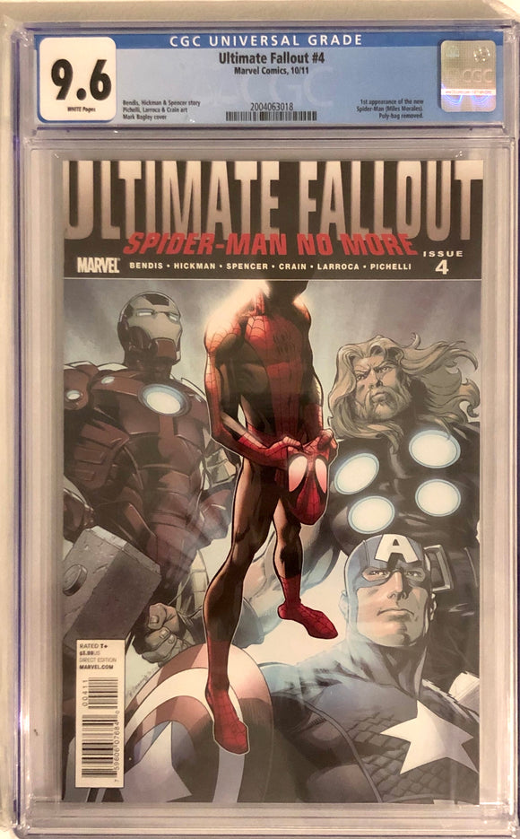 Ultimate Fallout (2011 Marvel) #4 (Of 6) (NM9.6) (CGC Certified)