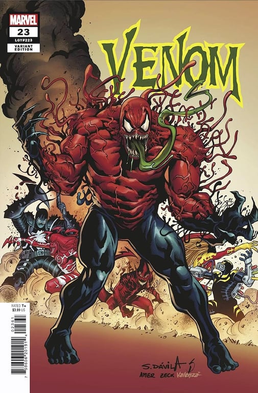Venom (2021 Marvel) (5th Series) #23 Sergio Davila Homage Variant Comic Books published by Marvel Comics