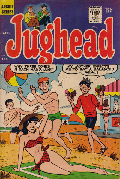 Jughead (1949 Archie) (1st Series) #135 Comic Books published by Archie Comic Publications