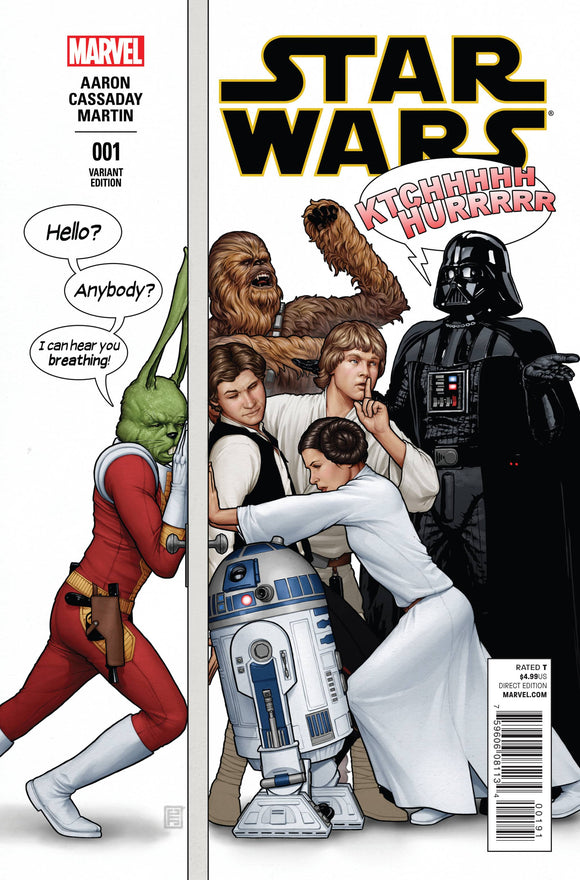 Star Wars (2015 Marvel) (2nd Series) #1 Christopher Humorous Party Variant Comic Books published by Marvel Comics