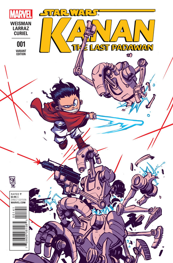 Star Wars Kanan The Last Padawan (2015 Marvel) #1 Skottie Young Variant Comic Books published by Marvel Comics