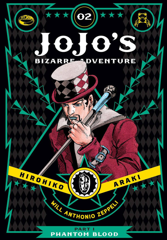 Jojo's Bizarre Adventure: Part 1 Phantom Blood (Hardcover) Vol 02 Manga published by Viz Media Llc