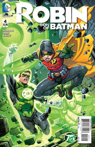 Robin Son of Batman (2015 DC) #4 Green Lantern 75 Variant Cover (NM) Comic Books published by Dc Comics