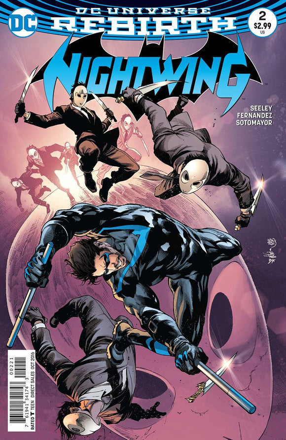 Nightwing (2016 Dc) (3rd Series) #2 Variant Cover (NM) Comic Books published by Dc Comics