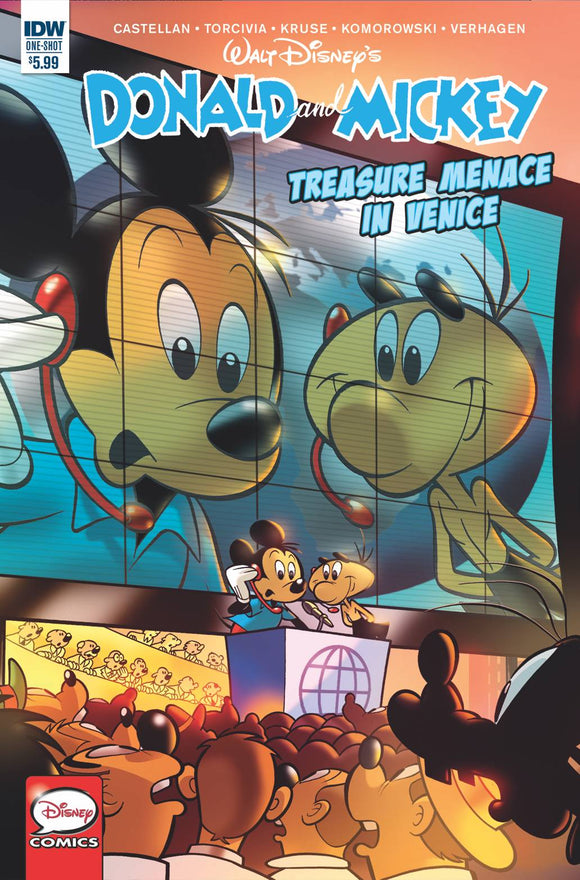 Donald and Mickey Quarterly (2017 IDW) #3 Treasure Menace In Venice Cvr B Castellan Comic Books published by Idw Publishing