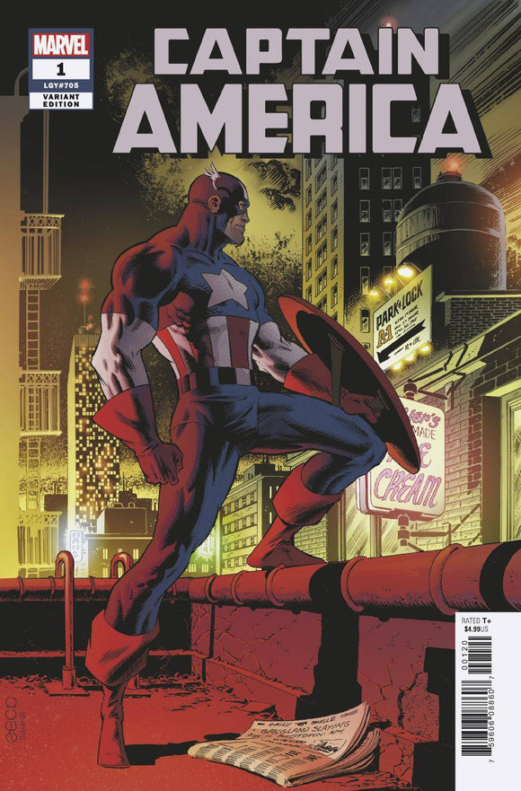 Captain America (2018 9th Series) #1 Zeck Variant Comic Books published by Marvel Comics