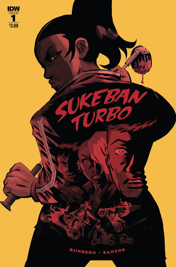 Sukeban Turbo (2018 IDW) #1 (Of 4) Cvr A Santos Comic Books published by Idw Publishing