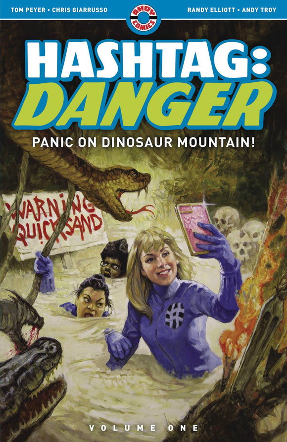 Hashtag Danger (Paperback) Vol 01 Panic On Dinosaur Mountain (Mature) Graphic Novels published by Ahoy Comics