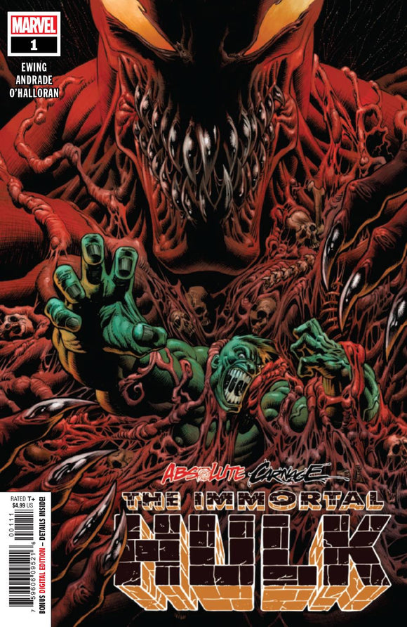 Absolute Carnage Immortal Hulk (2019 Marvel) #1 Comic Books published by Marvel Comics
