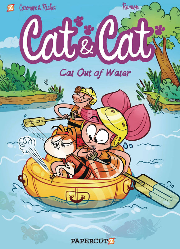 Cat & Cat Gn Vol 02 Cat Out Of Water Graphic Novels published by Papercutz