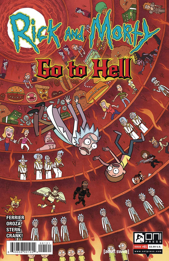 Rick And Morty Go To Hell (2020 Oni Press) #1 Cvr B Smith (NM) Comic Books published by Oni Press