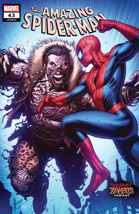 Amazing Spider-Man (2018 Marvel) (6th Series) #43 Keown Marvel Zombies Variant Comic Books published by Marvel Comics