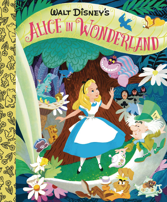 Walt Disneys Alice In Wonderland Little Golden Board Book Graphic Novels published by Golden Books