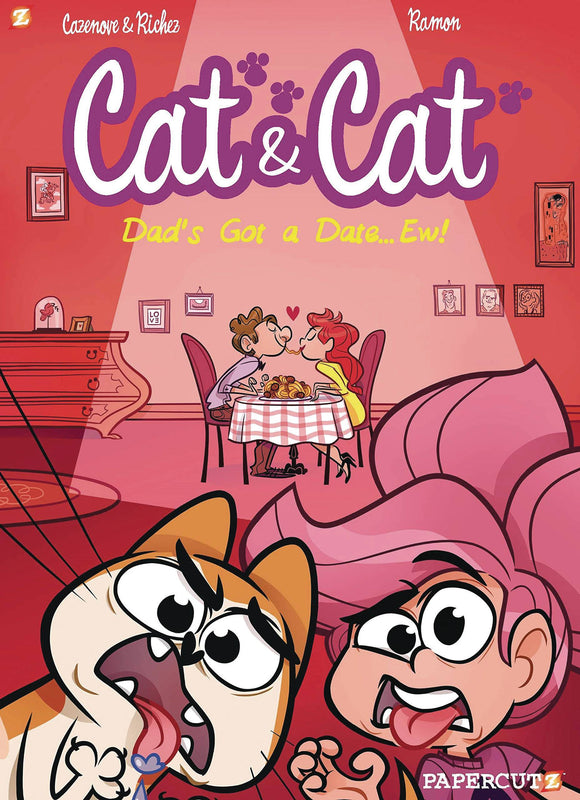 Cat & Cat Gn Vol 03 My Dads Got A Date Ew! Graphic Novels published by Papercutz