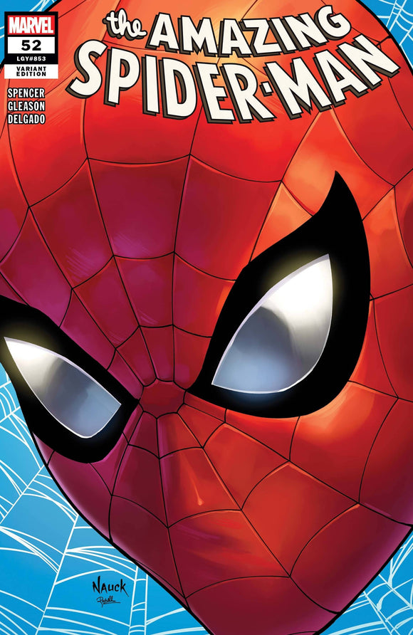 Amazing Spider-Man (2018 Marvel) (6th Series) #52 Nauck Headshot Variant Last Comic Books published by Marvel Comics