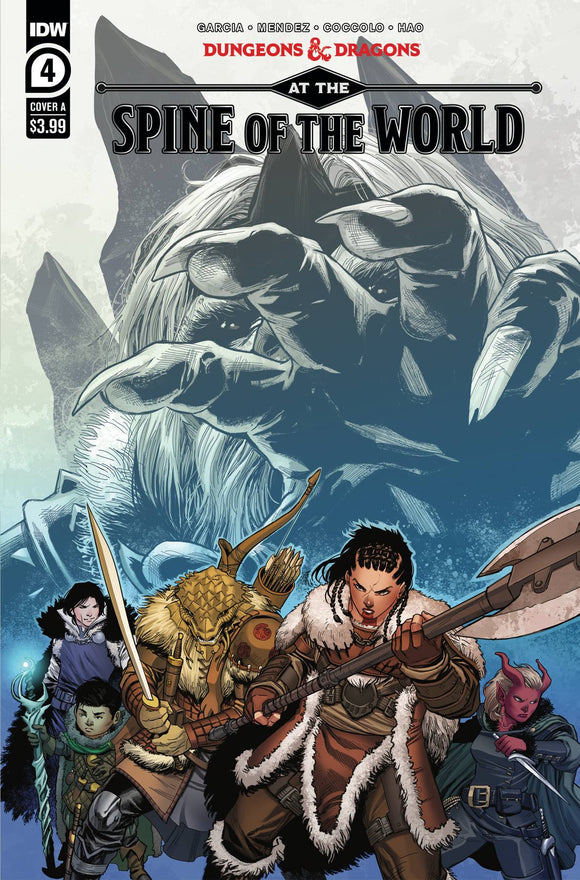 Dungeons & Dragons At Spine Of World #4 (Of 4) Cvr A Coccolo Comic Books published by Idw Publishing
