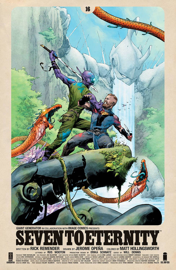 Seven to Eternity (2016 Image) #16 Cvr A Opena & Hollingsworth Comic Books published by Image Comics