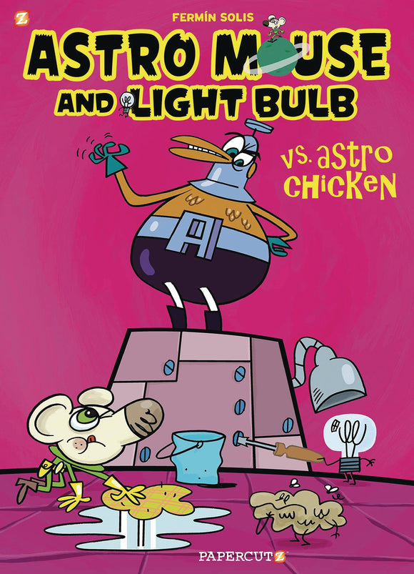 Astro Mouse And Light Bulb Gn Vol 01 Vs Astro Chicken Graphic Novels published by Papercutz