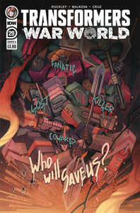 Transformers (2019 Idw) #29 Cvr A Malkova Comic Books published by Idw Publishing