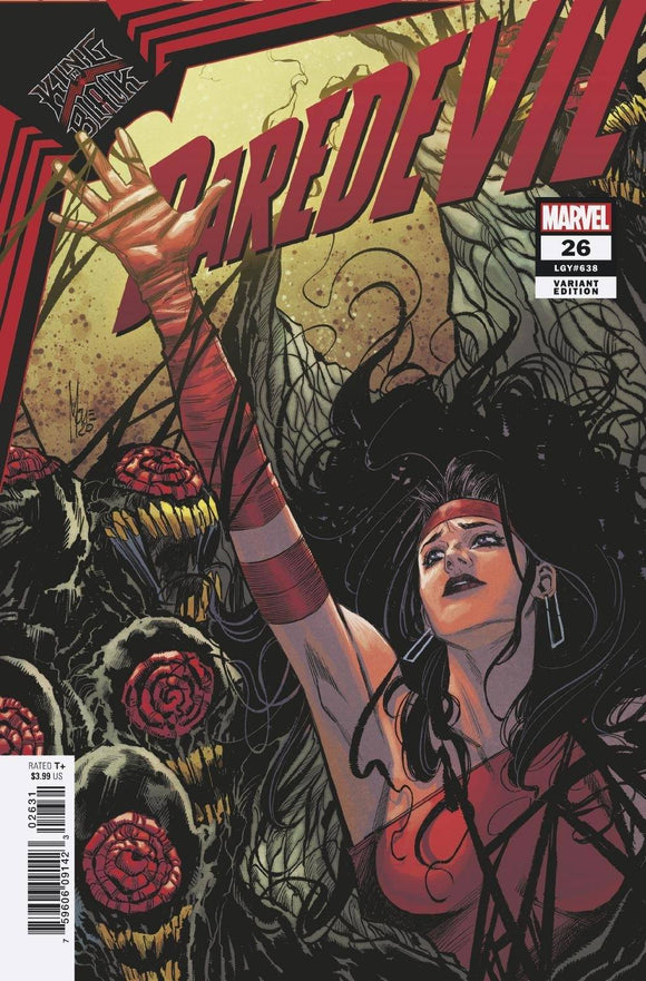 Daredevil (2019 Marvel) (7th Series) #26 Checchetto Elektra Variant Kib Comic Books published by Marvel Comics