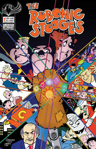 Robonic Stooges Return (2021 American Mythology) #1 Cvr A Shanower Comic Books published by American Mythology Productions