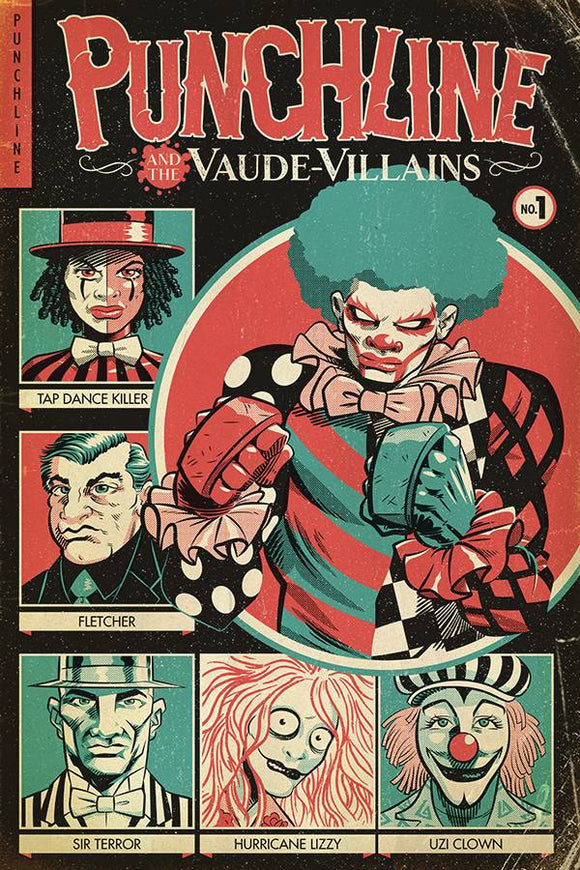 Punchline and Vaude Villains (2021 Hero Tomorrow Comics) #1 Cvr B Gonzo Comic Books published by Hero Tomorrow Comics
