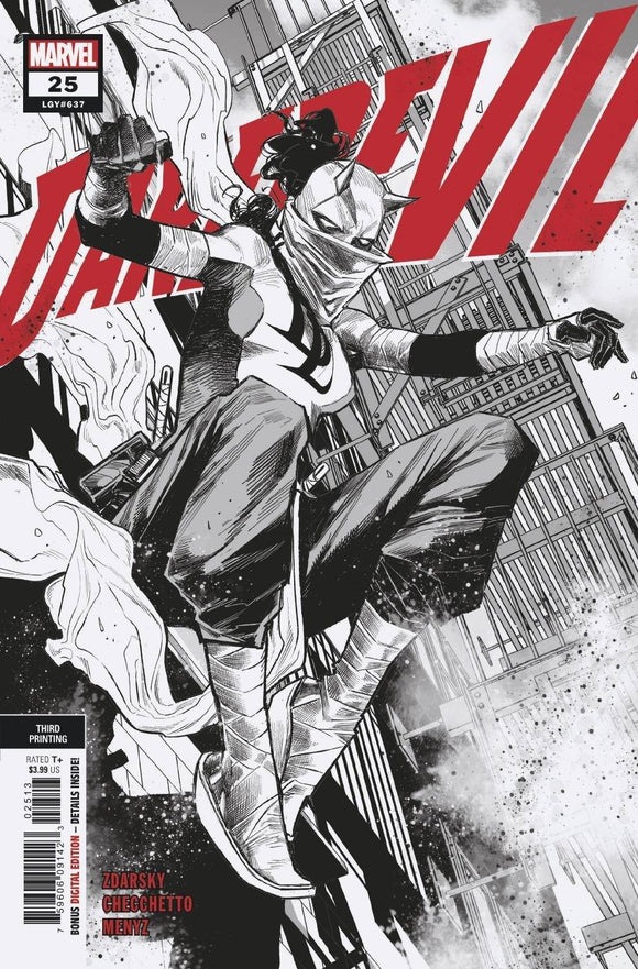 Daredevil (2019 Marvel) (7th Series) #25 3rd Ptg Checchetto Variant Comic Books published by Marvel Comics