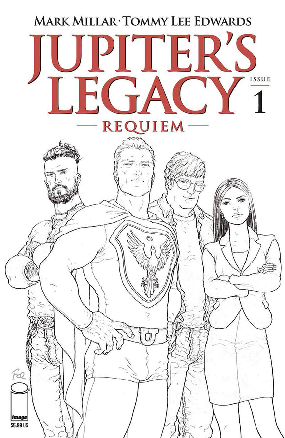 Jupiter's Legacy Requiem (2021 Image) #1 (Of 12) Cvr C Quitely B&W (Mature) Comic Books published by Image Comics