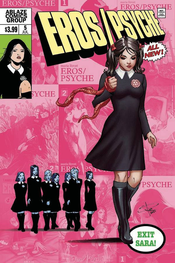 Eros Psyche (2021 Ablaze) #5 Cvr D Sabine Rich (Mature) Comic Books published by Ablaze