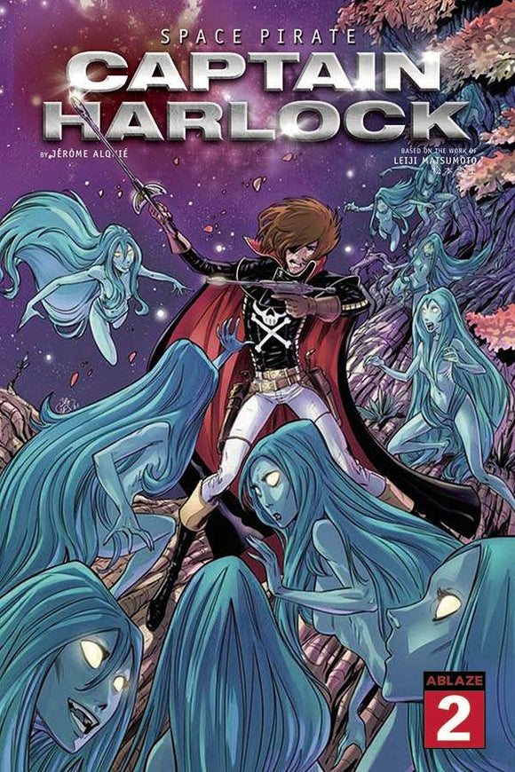 Space Pirate Captain Harlock (2021) #2 Cvr E Philippe Briones Comic Books published by Ablaze