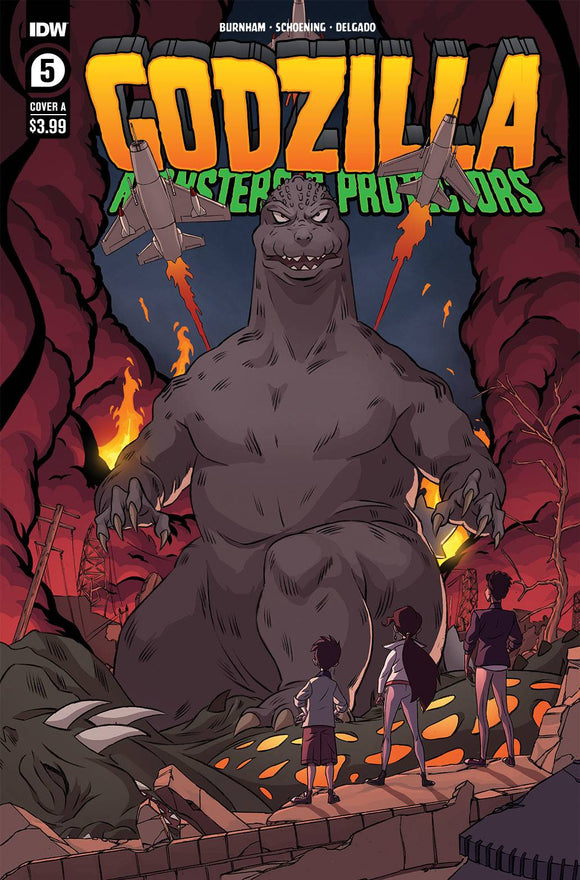 Godzilla Monsters and Protectors (2021 IDW) #5 (Of 5) Cvr A Schoening Comic Books published by Idw Publishing