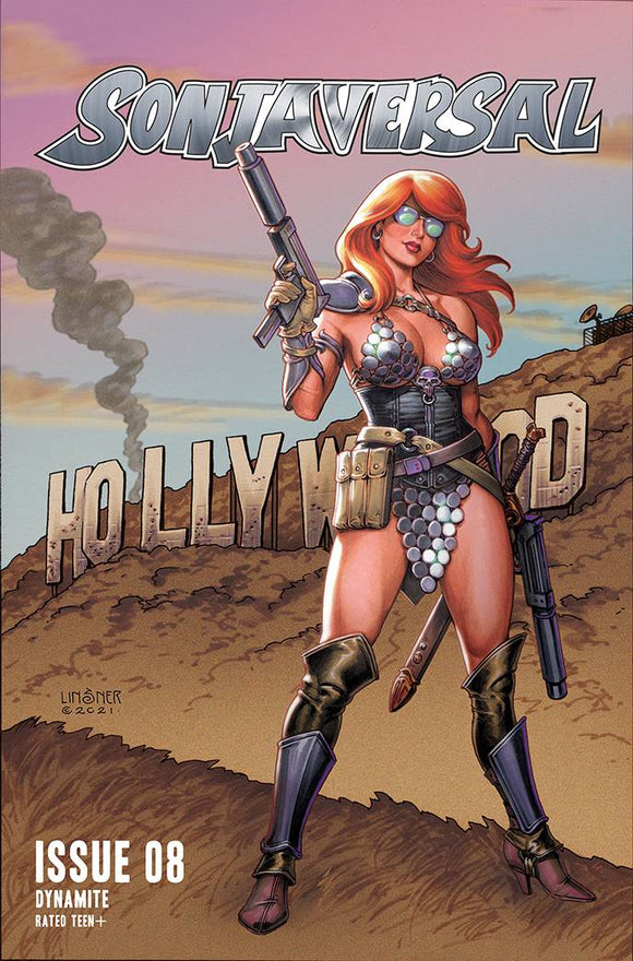 Sonjaversal (2021 Dynamite) #8 Cvr B Linsner Comic Books published by Dynamite