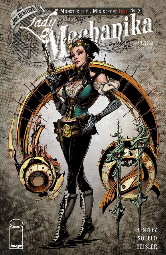 Lady Mechanika Monster of Ministry (2021 Image) #2 (Of 4) Cvr A Benitez & Sotelo Comic Books published by Image Comics