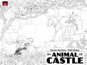 Animal Castle (2021 Ablaze) #3 Cvr B Delep Miss B Wraparound (Mature) Comic Books published by Ablaze
