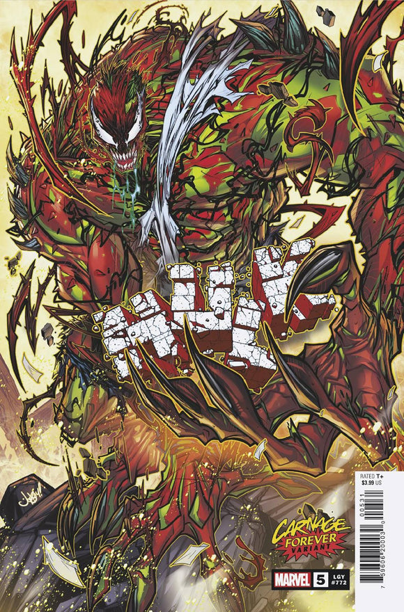 Hulk (2021 Marvel) (4th Series) #5 Meyers Carnage Forever Variant Comic Books published by Marvel Comics
