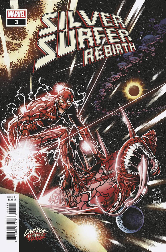 Silver Surfer Rebirth (2022 Marvel) #3 (Of 5) Siquera Carnage Forever Variant Comic Books published by Marvel Comics