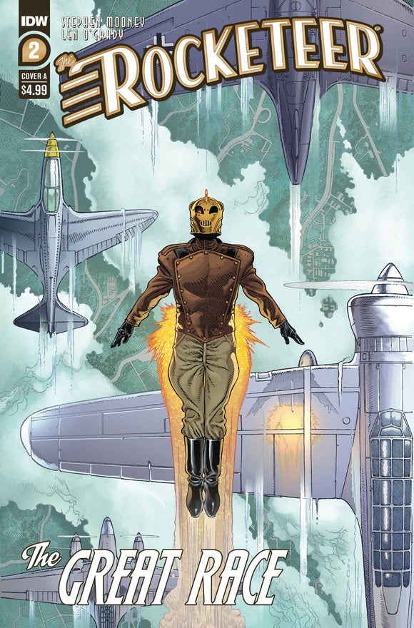 Rocketeer the Great Race (2022 IDW) #2 (Of 4) Cvr A Gabriel Rodriguez Comic Books published by Idw Publishing