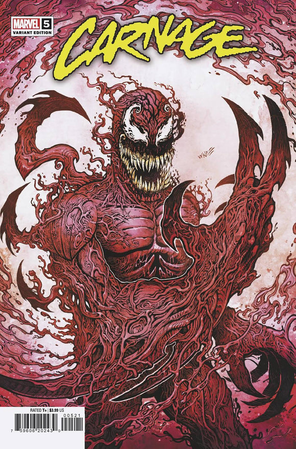 Carnage (2022 Marvel) (3rd Series) #5 Maria Wolf Variant Comic Books published by Marvel Comics