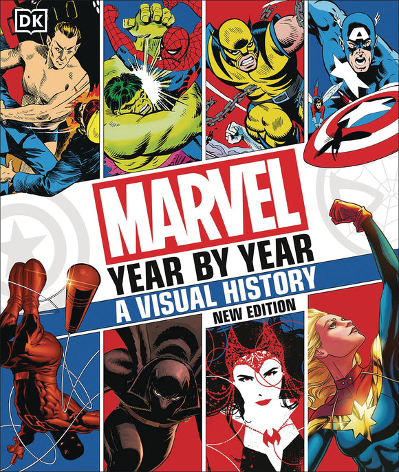 Marvel Year By Year Visual Hist (Hardcover) New Edition Books published by Dk Publishing Co