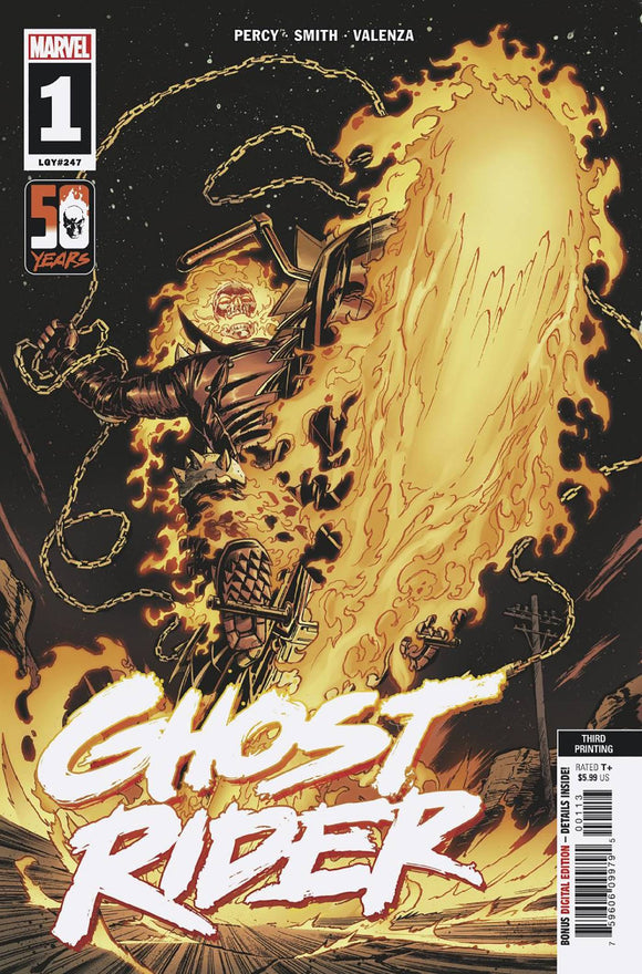 Ghost Rider (2022 Marvel) (8th Series) #1 3rd Ptg Cory Smith Variant Comic Books published by Marvel Comics