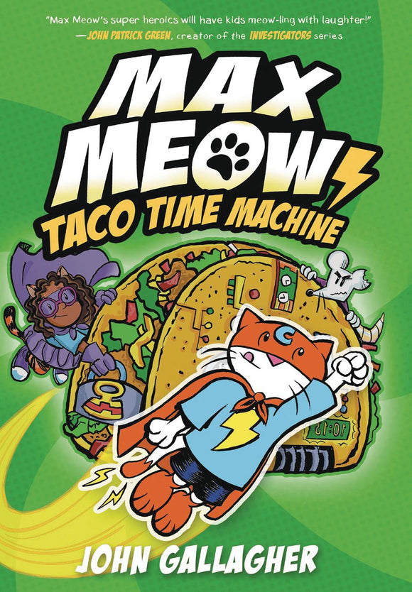 Max Meow Cat Crusader Gn Vol 04 Taco Time Machine Graphic Novels published by Random House