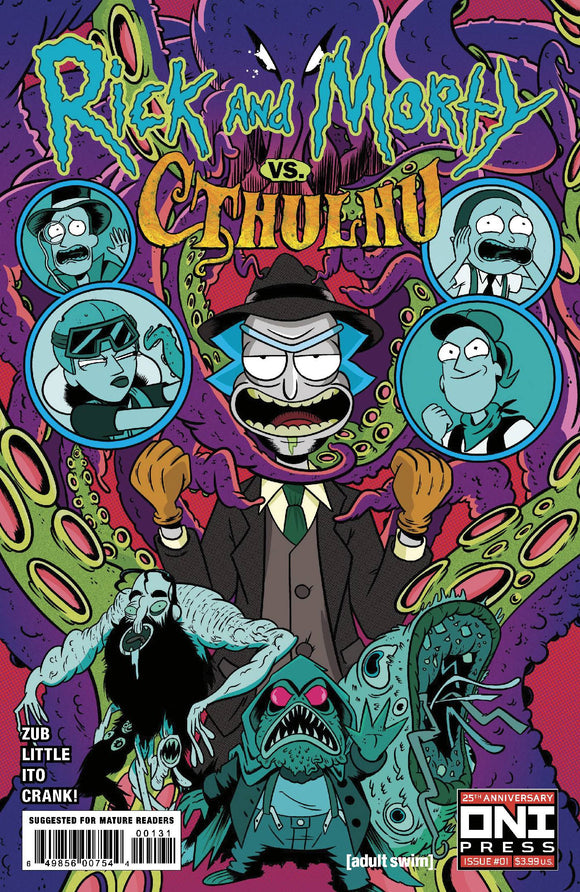 Rick and Morty vs. Cthulhu (2022 Oni Press) #1 Cvr C Ellerby Comic Books published by Oni Press