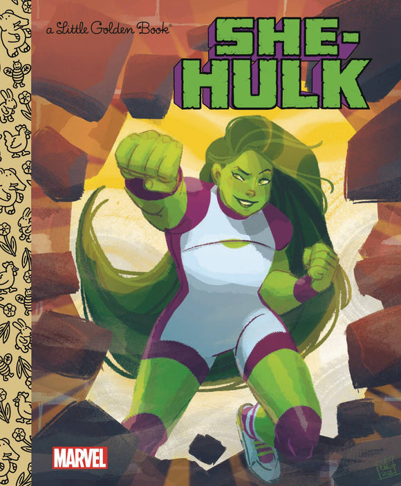 Marvel She Hulk Little Golden Book  Graphic Novels published by Golden Books